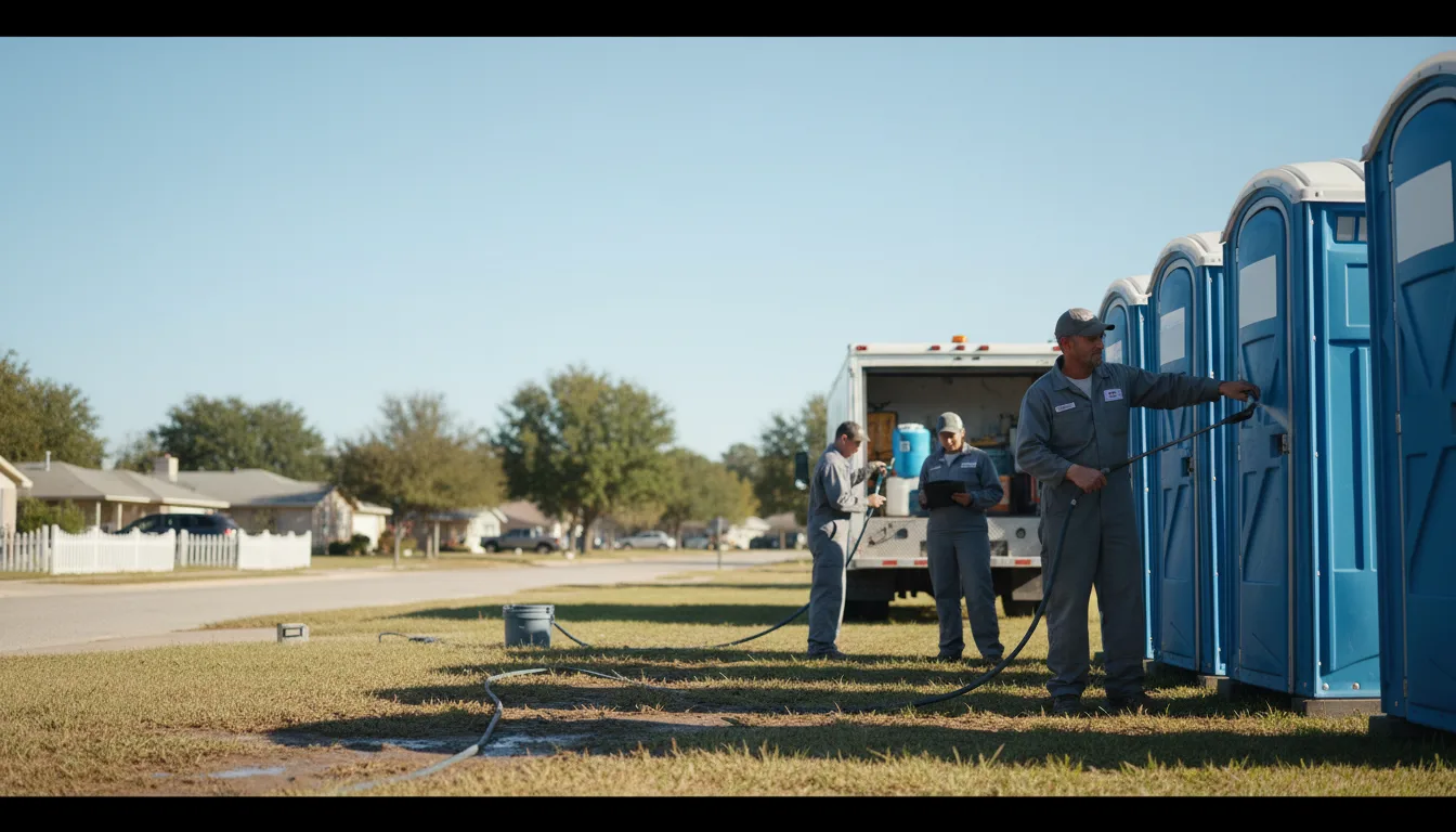 Long-Term Portable Toilet Rental in West Blocton, AL near me